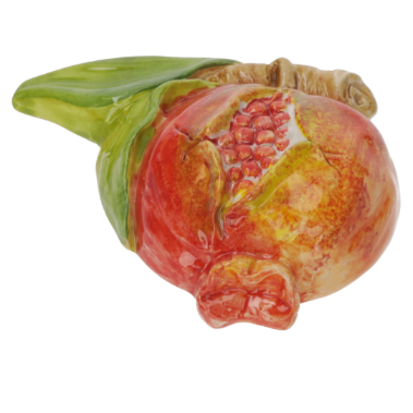 PLACCA A MURO MELOGRANO IN CERAMICA