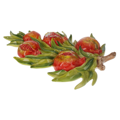 PLACCA A MURO PUNTA MELOGRANI IN CERAMICA