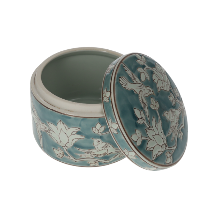 SCATOLA DECORATIVA IN CERAMICA