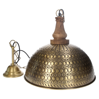 SOSPENSIONE IN METALLO DORATA