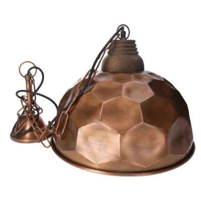 SOSPENSIONE IN METALLO COLOR RAME