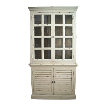 VETRINA IN LEGNO SHABBY