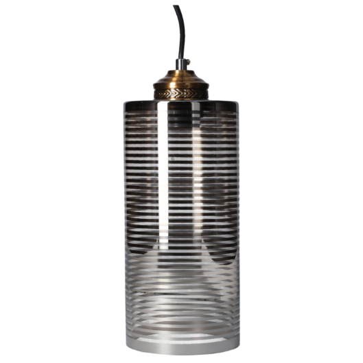 LAMPADARIO A RIGHE IN VETRO