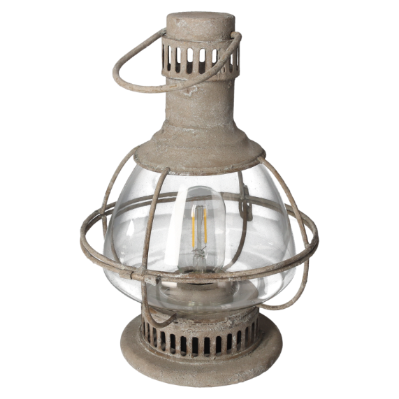 LANTERNA DECORATIVA CON LAMPADINA