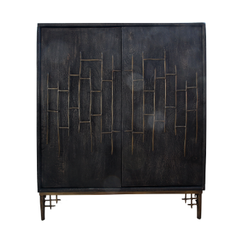 CREDENZINA IN LEGNO E FERRO