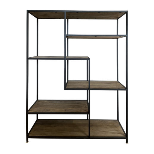 LIBRERIA IN FERRO E LEGNO