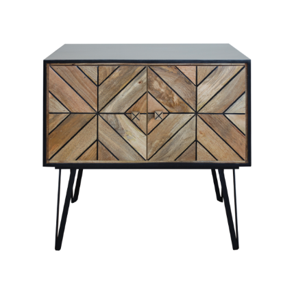 CREDENZA A DUE ANTE IN LEGNO