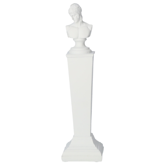 BUSTO CON PIEDISTALLO DECORATIVO