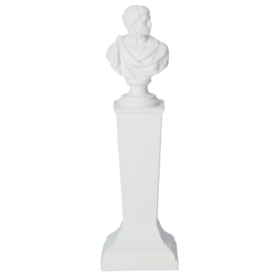 BUSTO CON PIEDISTALLO DECORATIVO