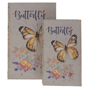 COPPIA DI SCATOLE BUTTERFLY