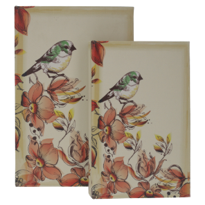 COPPIA SCATOLE FIORI