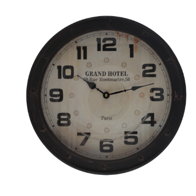 OROLOGIO TONDO FERRO GRANDE