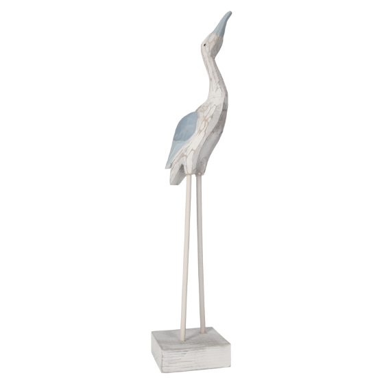 AIRONE LEGNO BIANCO/AZZURRO