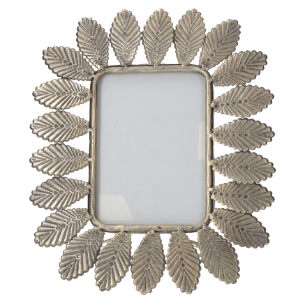 PORTAFOTO DECORATIVO CON FOGLIE