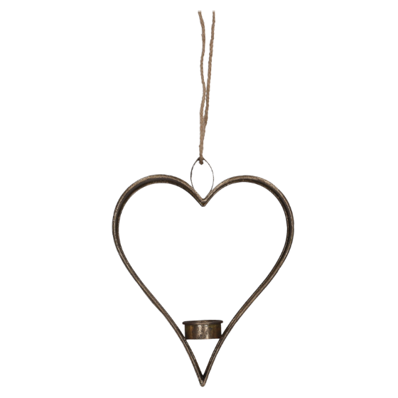 PORTACANDELA CUORE DECORATIVA
