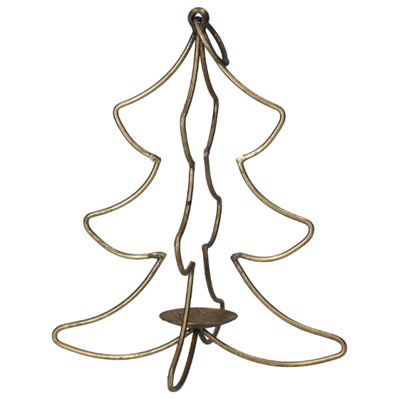 PORTACANDELA PINO DECORATIVA