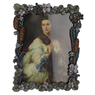 PORTAFOTO DECORATIVO TYPHA E FIORI