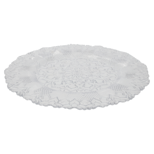 PIATTO DECORATIVO IN VETRO