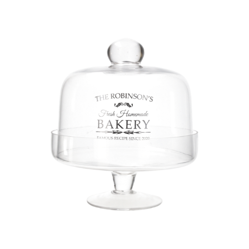 MINI ALZATA IN VETRO CON COPERCHIO