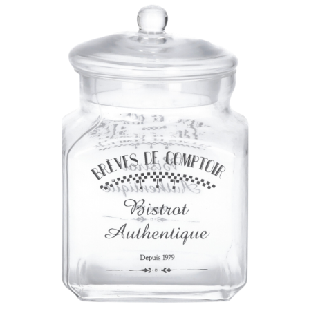 BARATTOLO IN VETRO PORTA BISCOTTI