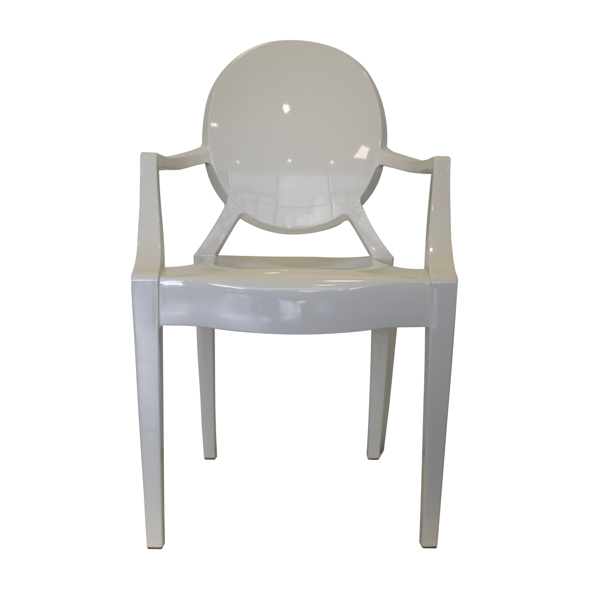 POLTRONCINA IN PLEXIGLASS CON BRACCIOLI