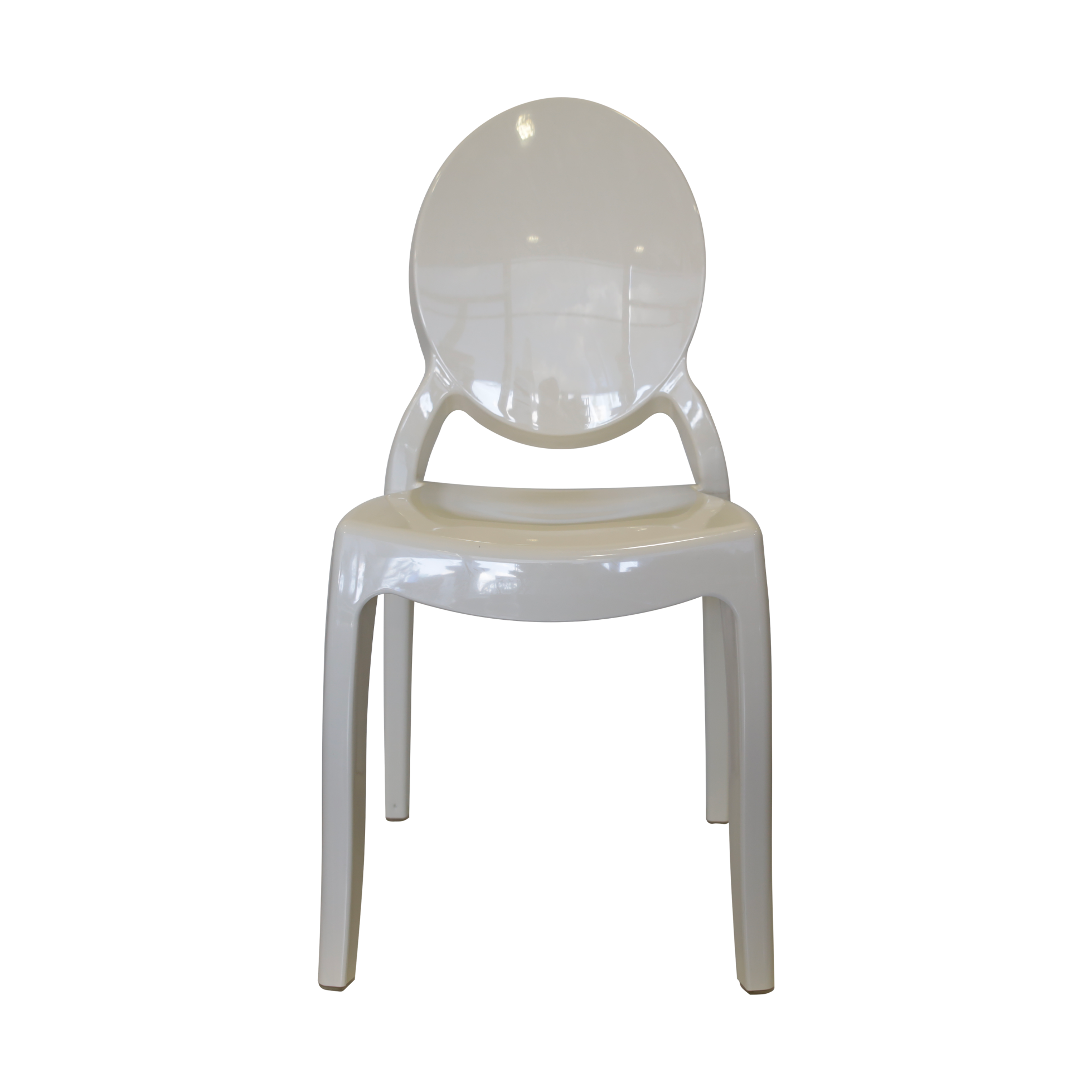 SEDIA IN PLEXIGLASS COLOR AVORIO