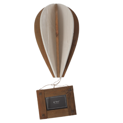 DECORAZIONE A MONGOLFIERA CON PORTAFOTO