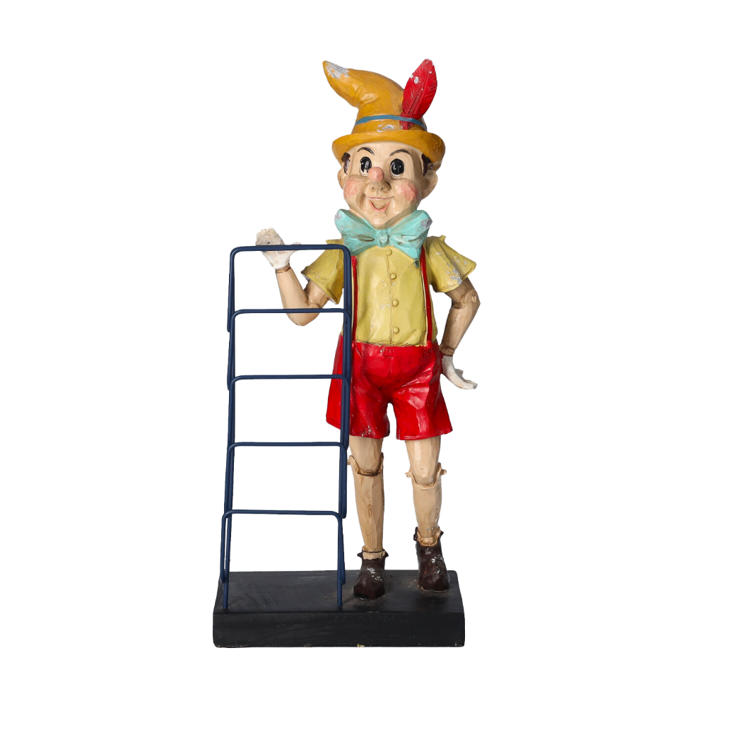PINOCCHIO PORTABIGLIETTI IN RESINA