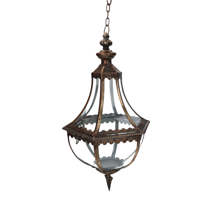 LANTERNA DECORATIVA CON GANCIO
