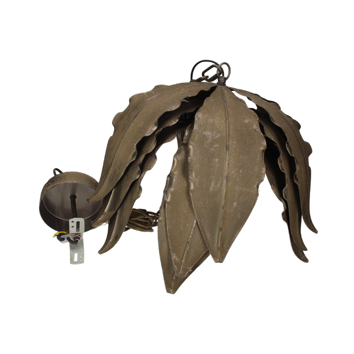 LAMPADARIO DECORATIVO CON FOGLIE