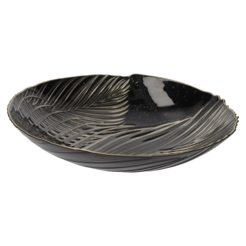 CENTROTAVOLA  IN VETRO NERO