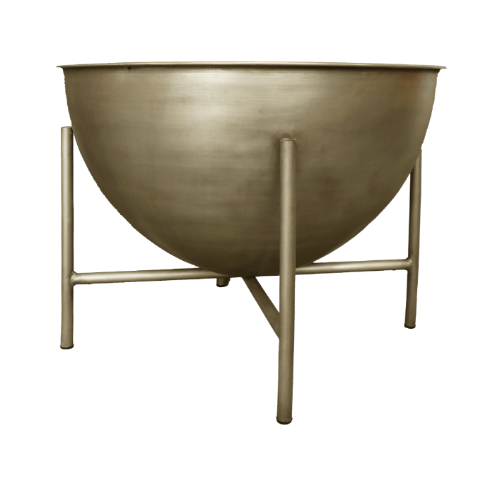 TAVOLO DECORATIVO IN METALLO SU 4 PIEDI