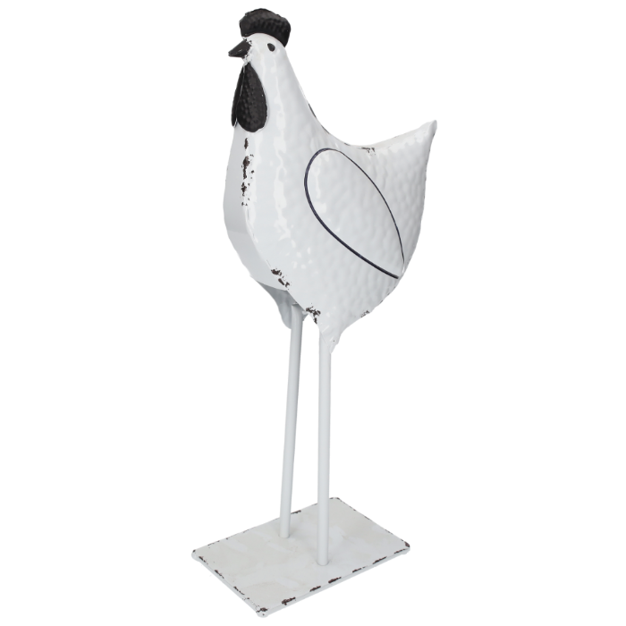 GALLO DECORATIVO IN LATTA