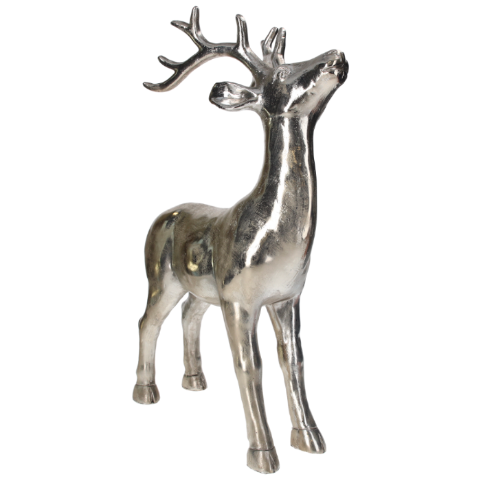 CERVO SILVER IN PIEDI DECORATIVO