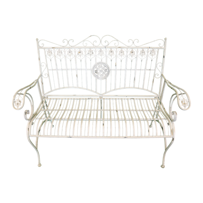 PANCHINA DUE POSTI IN FERRO