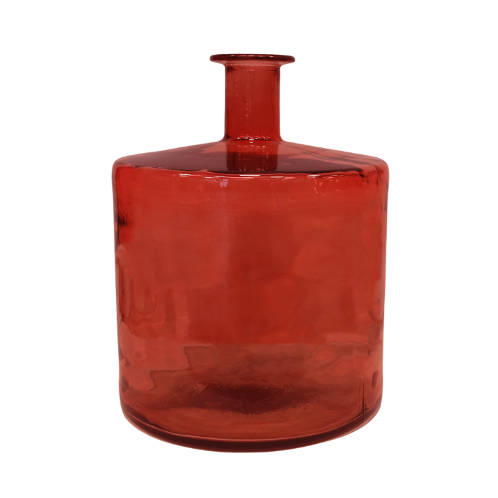 VASO CILINDRO TOZZO IN VETRO