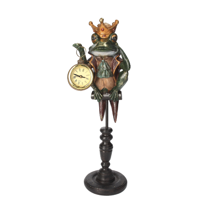 RANOCCHIO SU TRESPOLO IN RESINA