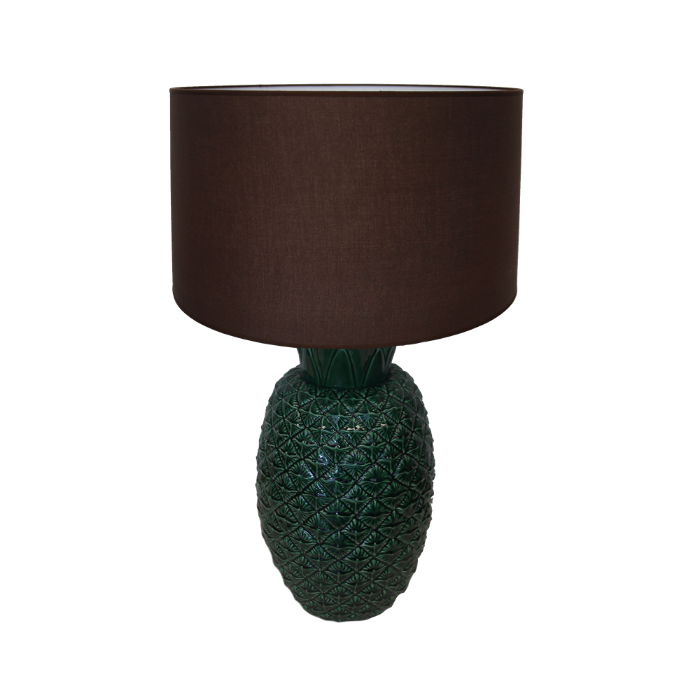 LAMPADA ANANAS CON PARALUME MARRONE