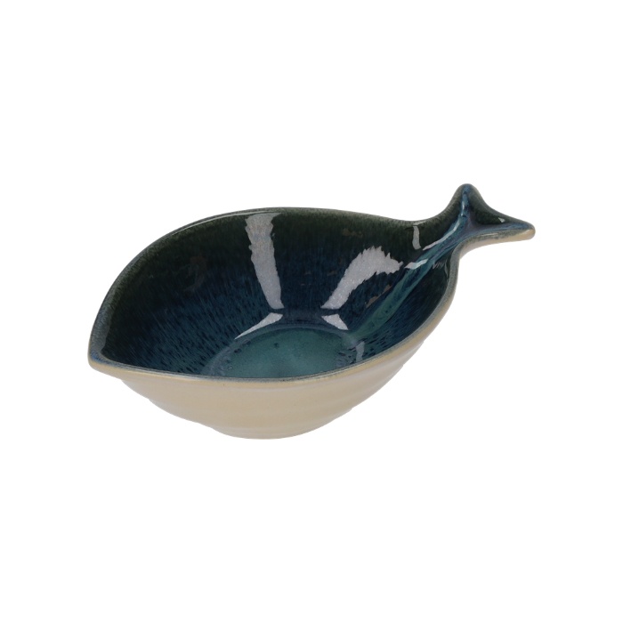 PIATTO FONDO BALENA IN CERAMICA