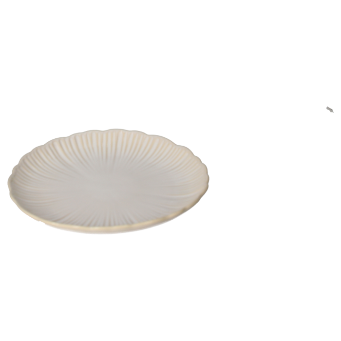 PIATTO PORTATA CORALLO IN CERAMICA