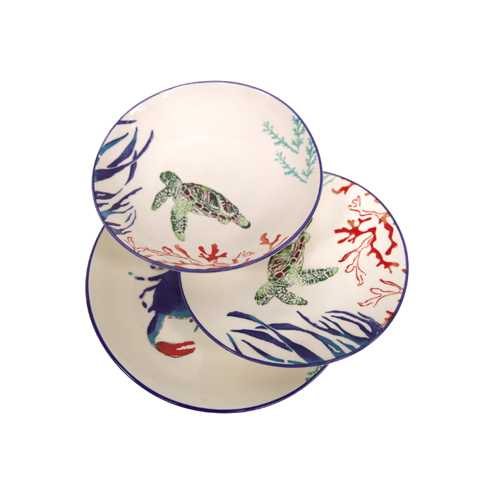 SET 18 PIATTI IN CERAMICA