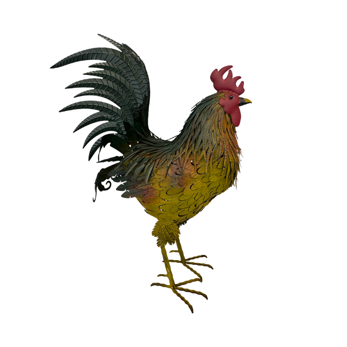 GALLO GIGANTE IN FERRO