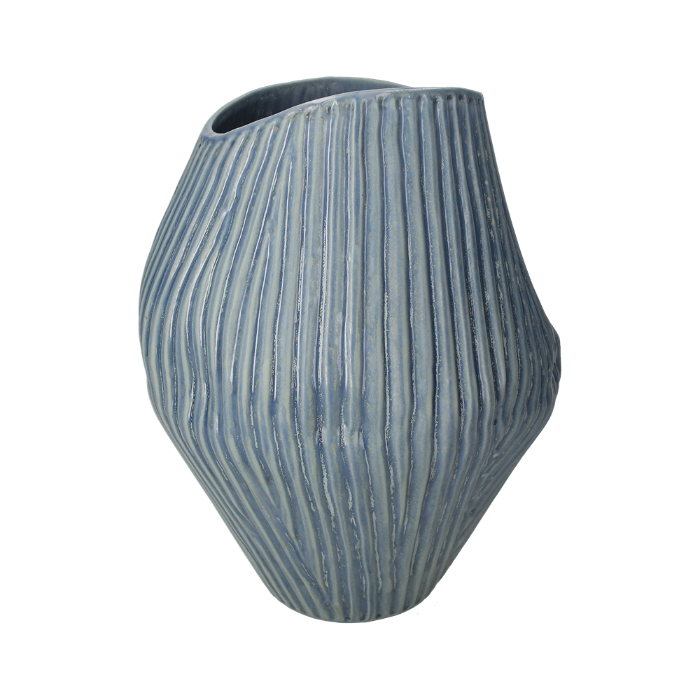 VASO COSTE AZZURRO IN CERAMICA