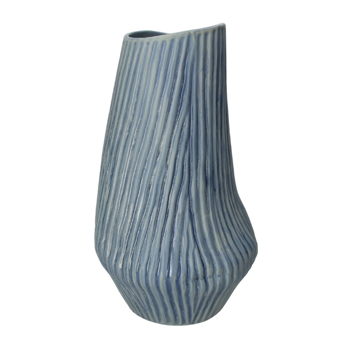 VASO COSTE AZZURRO IN CERAMICA