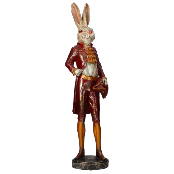 CONIGLIO DECORATIVO IN RESINA