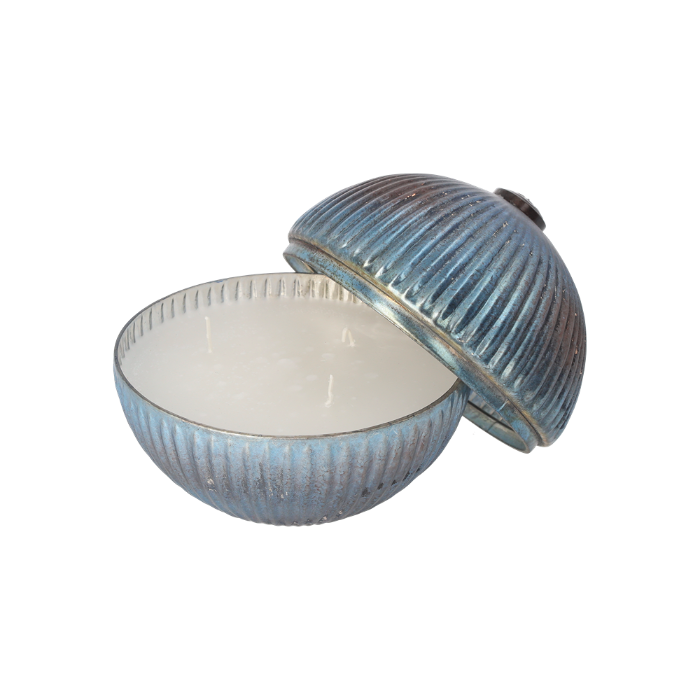 CANDELA PALLA AZZURRO ANTIK GRANDE