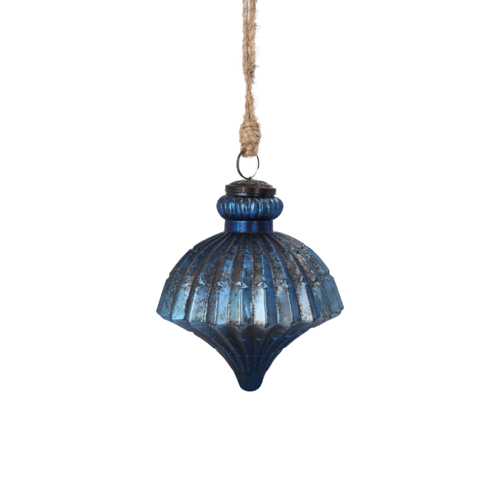 TROTTOLA NATALIZIA AZZURRO ANTIK GRANDE