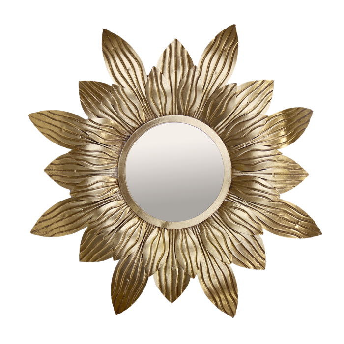 SPECCHIO DECORATIVO A FOGLIE