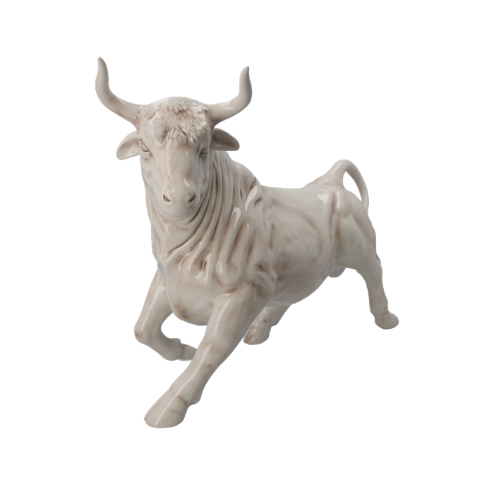 TORO IN CERAMICA DECORATIVO