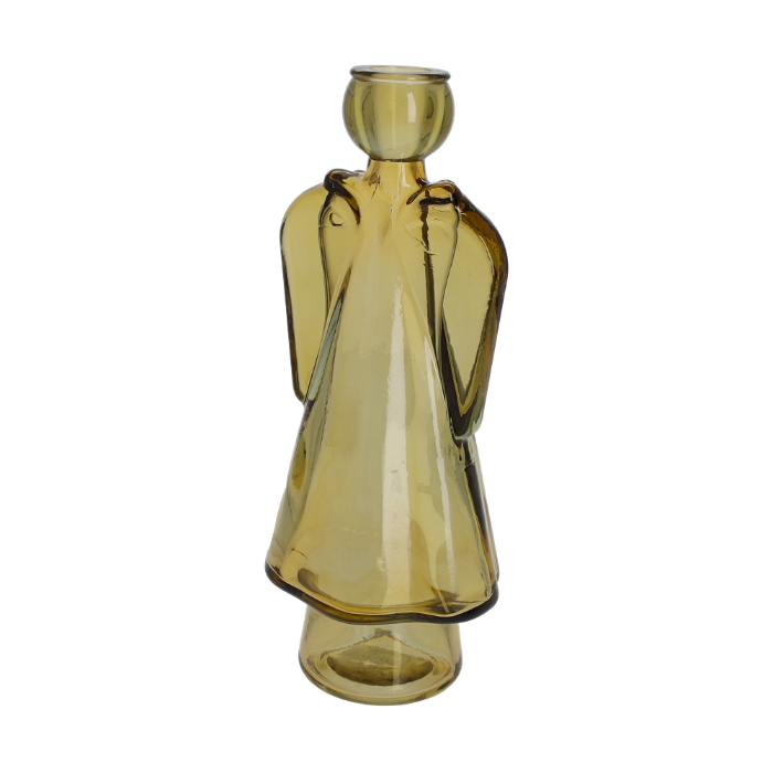 ANGELO PORTACANDELA IN VETRO